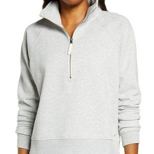 Vuori restore half zip, heather grey, XL